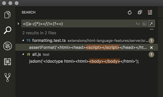 花式正则表达式搜索
