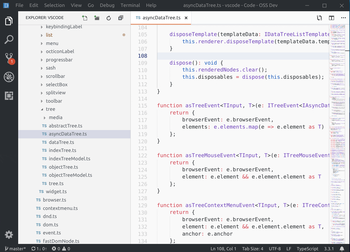 键盘导航类型过滤器