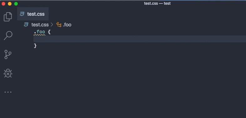 CSS属性补全分号