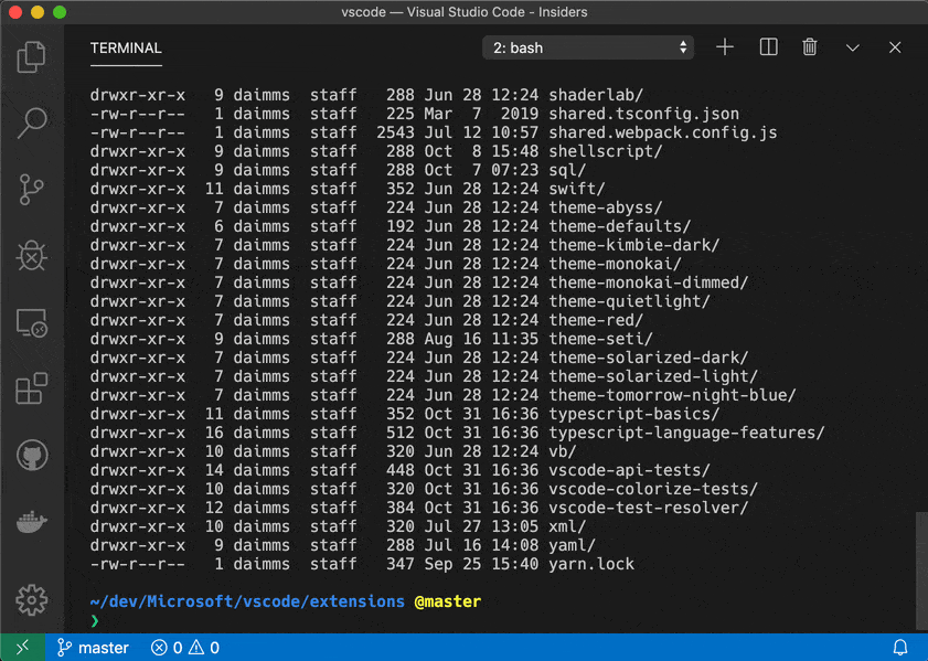 滚动后命令导航跳转到最近的命令