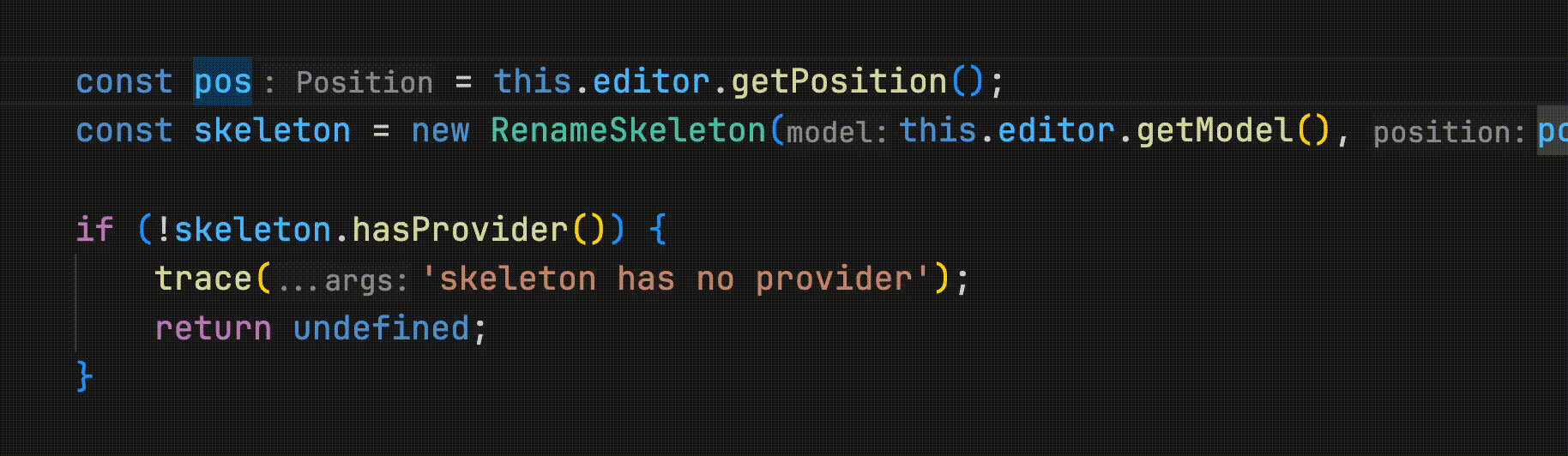重命名控件的视频,该控件使用聚焦的重命名建议更新输入